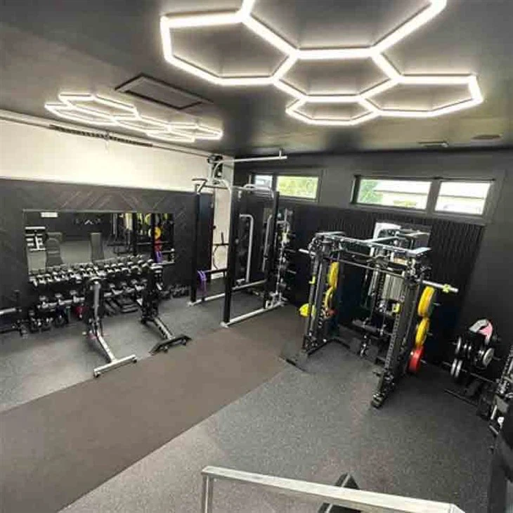 Hexagon Led Garage Lights-1